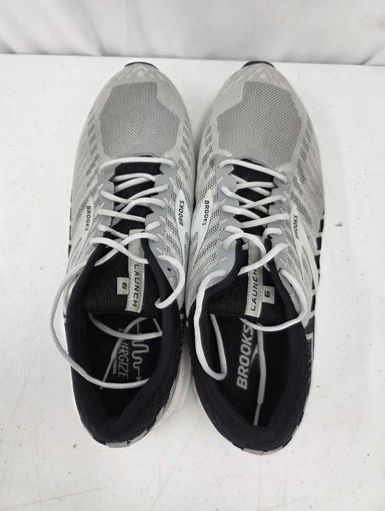 Brooks Launch 6 Men\'s Size 13‎ D Running Shoes 1102971D016 Grey Black Walking. main image 6